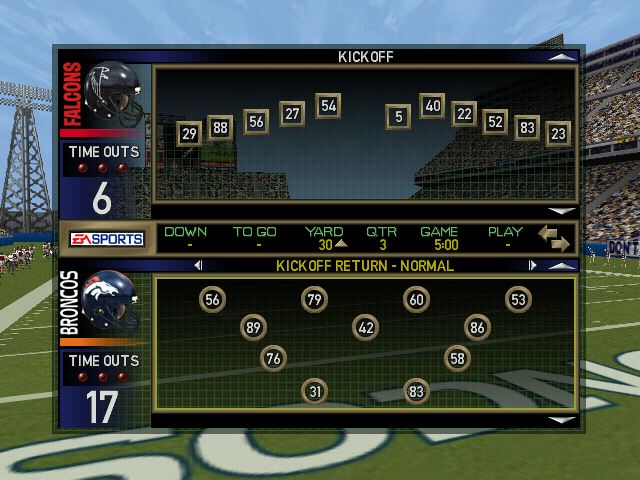 Madden NFL 2000 screenshot 5 for Nintendo 64